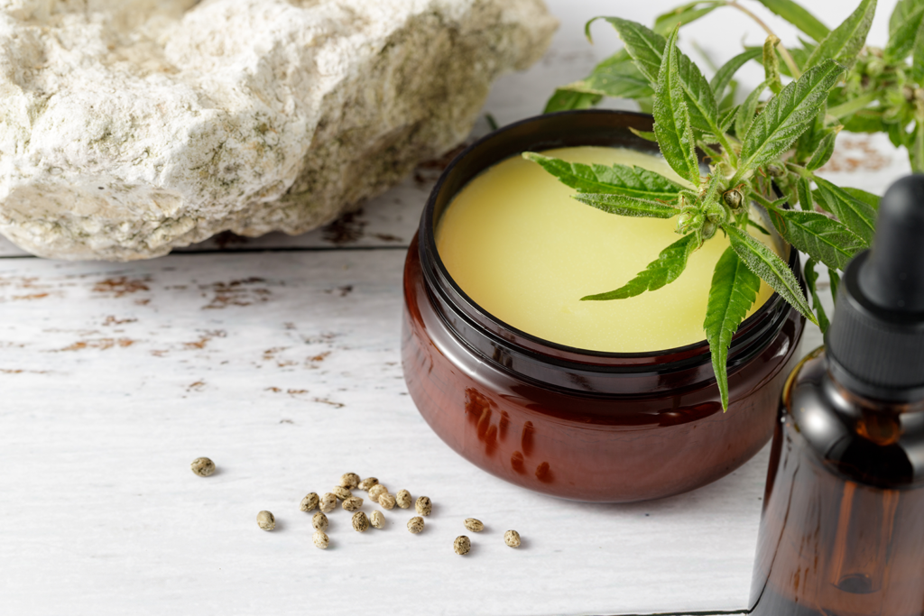 topical cbd lotion used for massage therapy sessions